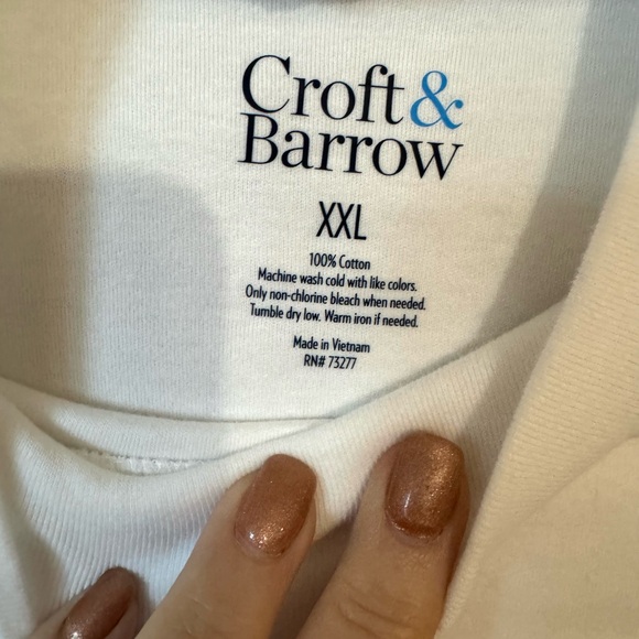 NWT  WHITE MOCK TURTLENECK TOP PLUS 2X         #W - Picture 4 of 4